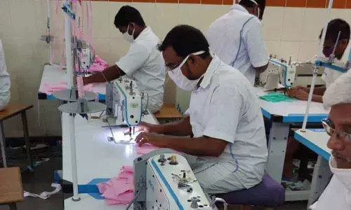 Nellore prisoners churn out masks to fight shortage amid coronavirus