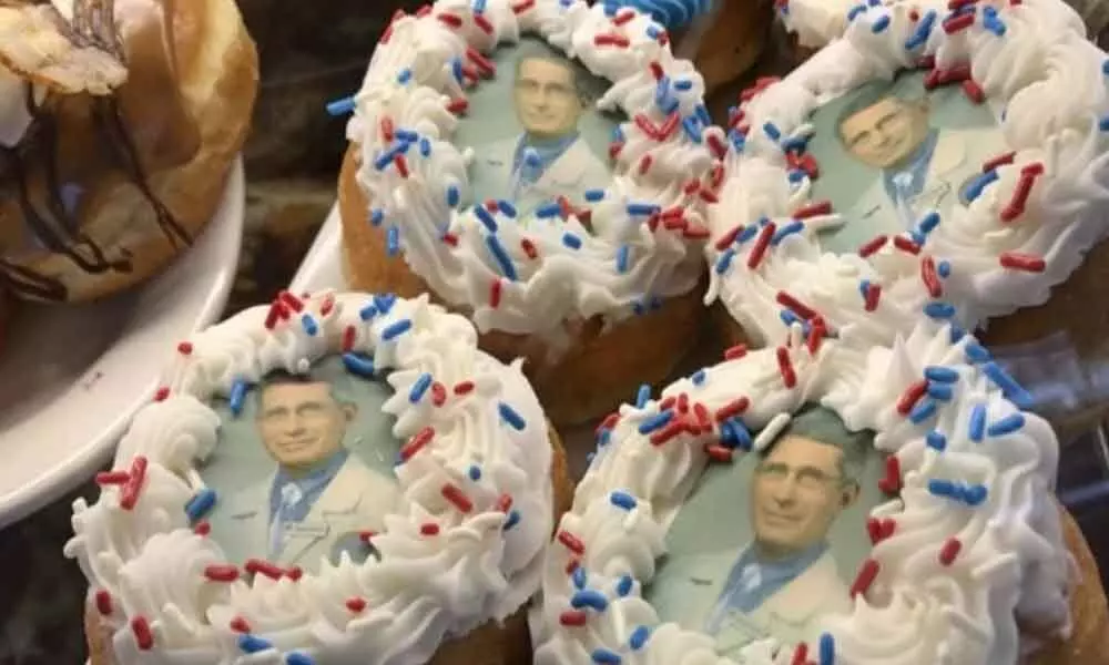 New York shop sells doughnuts featuring face of doctor leading coronavirus battle
