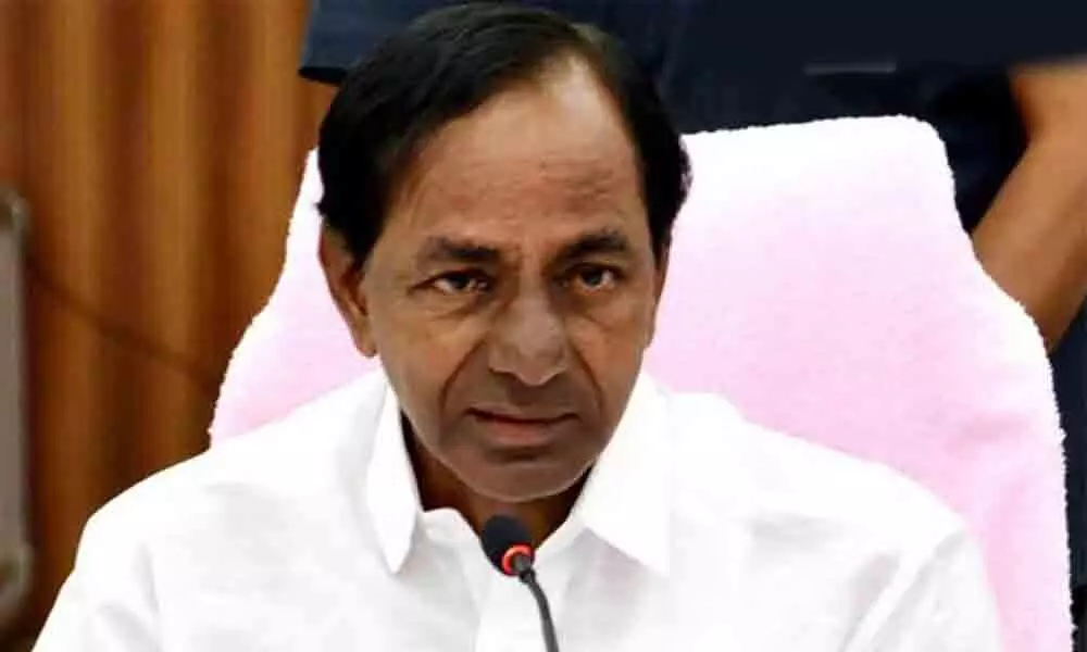 KCR hints at salary delay to government staff