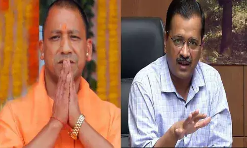 Yogi Adityanath Writes To Kejriwal on Security of UP Migrants In Delhi