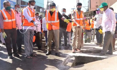 Municipal Corporation of Tirupati starts area-wise cleaning to prevent spread of coronavirus