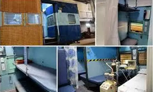16 rail coaches turned into isolation wards