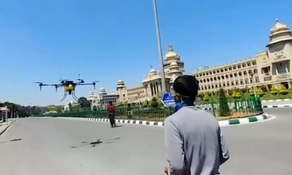 BBMP ropes in drones to sanitize Bengaluru