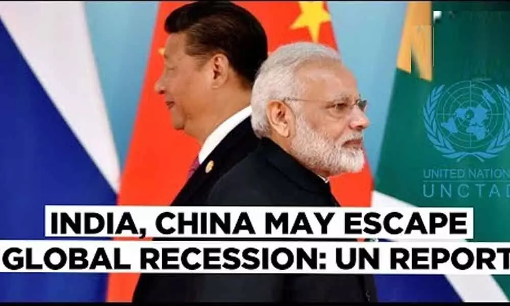 India, China may escape from global recession:United Nations