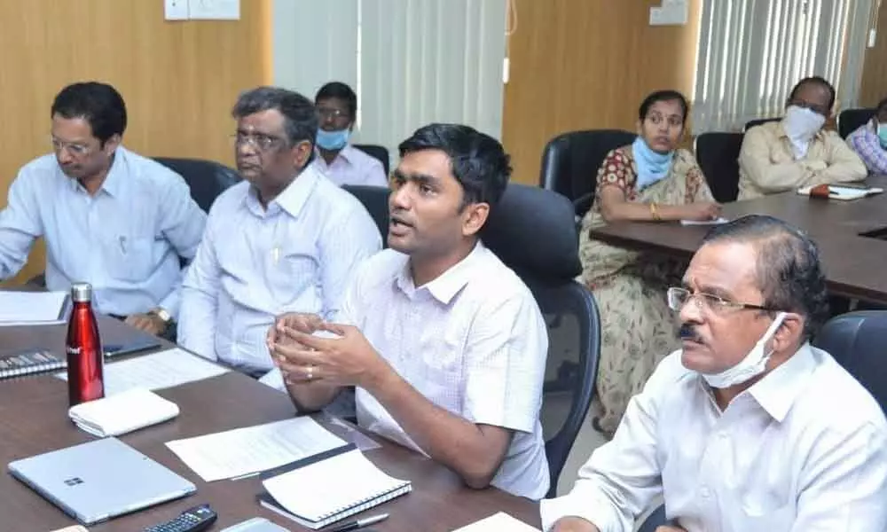 Chittoor: No shortage of funds for pension distribution said Collector N B Gupta