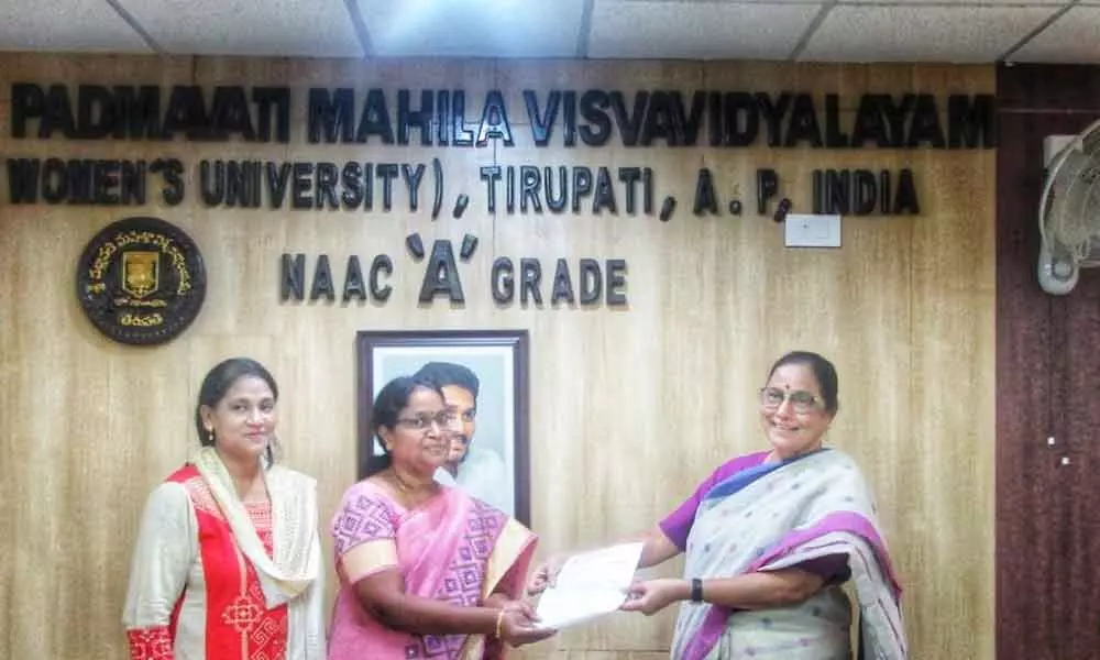 Tirupati: Sandhya Rani becomes new Rector of Sri Padmavati Mahila Visvavidyalayam