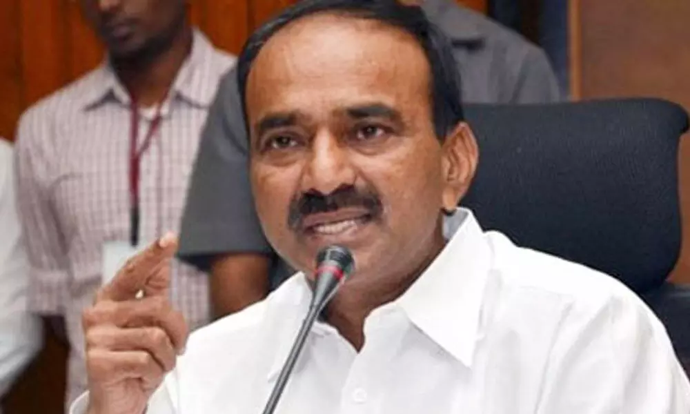 Telangana Health Minister Eatala Rajender