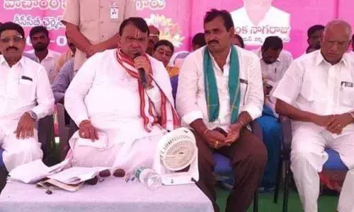 Kamareddy: Self-restraint must to control corona says Speaker Pocharam Srinivas Reddy