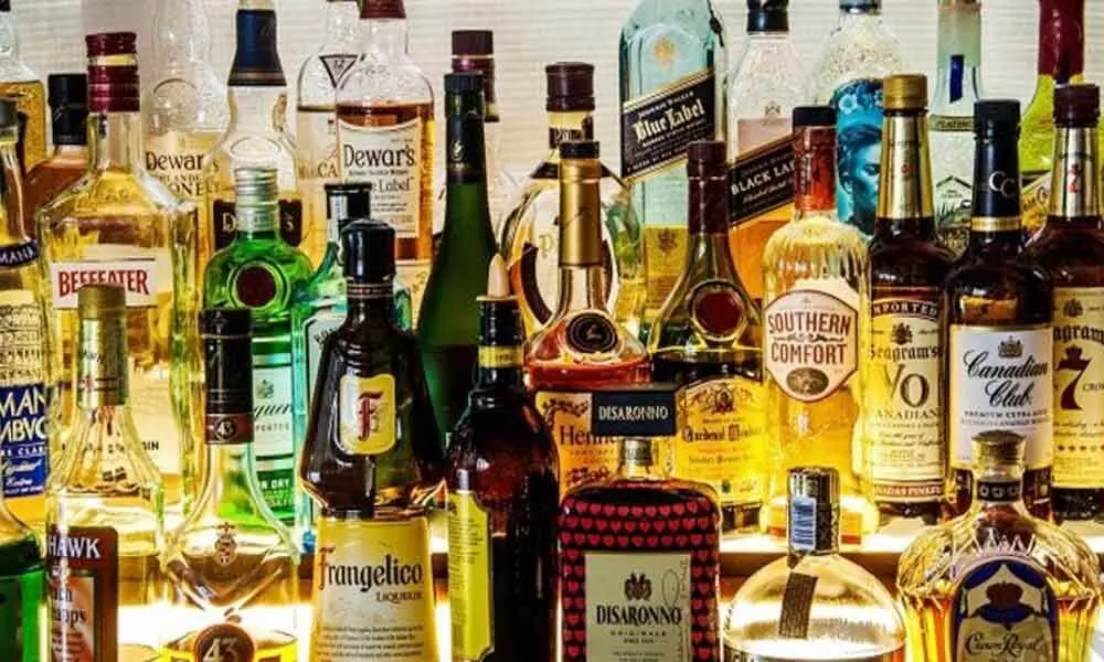 Police seized duplicate liquor bottles in Anantapur district