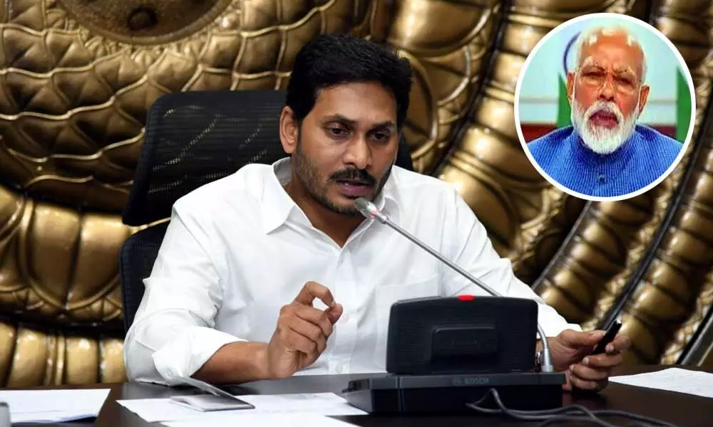 YS Jagan urges Modi for financial and other support to fight Coronavirus
