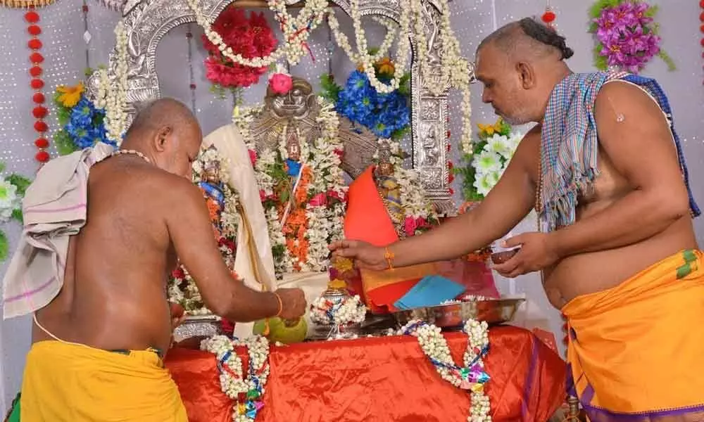 Karimnagar: Sri Rama Navami a low-key affair in Ellanthakunta