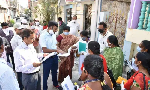 Civic Officials declare red zones in Kadapa dist