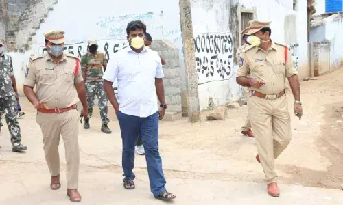 Areas under Nalgonda and Suryapet districts with corona positive cases under strict surveillance