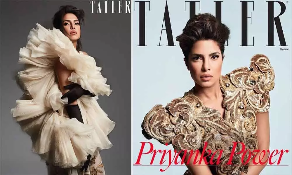 Priyanka Chopra Looks Ultimate On Tatler Magazine Cover Page