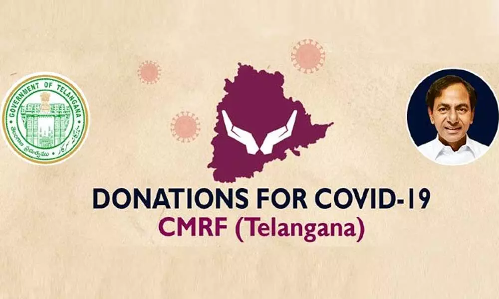 Donations pour in for Telangana CM relief fund to fight against coronavirus