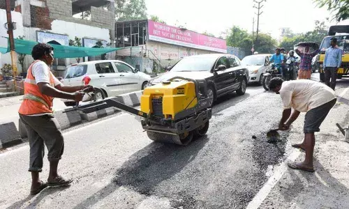 Hyderabad: Amid lockdown, CRMP works progress at a fast clip in city