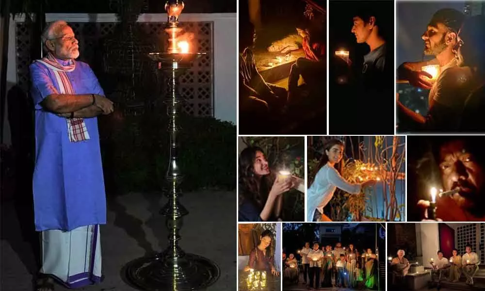 9 PM 9 Minutes Live Updates: Indian Cinema Industry Show Off Their Gratitude By Lightening Diyas And Candles