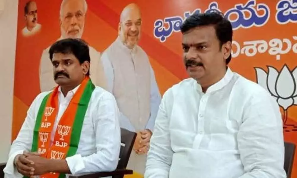 Visakhapatnam: BJP MLC P V N Madhav demands disqualification of YSRC leaders in elections