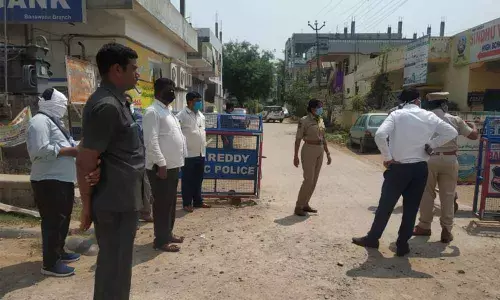 Two colonies in Banswada locked down