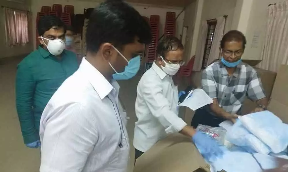 Tirupati: District Collector Dr N Bharat Gupta ends the wait for PPEs, masks