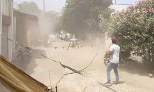 Warangal: Drones in Covid-19 battle