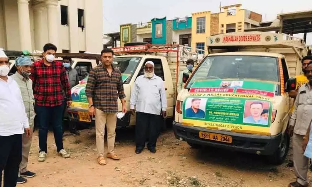 Hyderabad: AIMIM begins to help poor and destitute