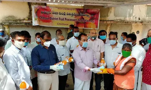 Chittoor: No scarcity of funds for corona relief operations said MLA A Srinivasulu