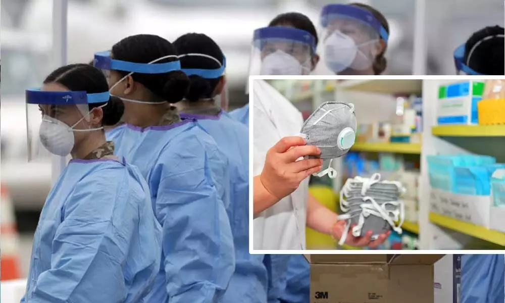 Medical staff demands masks in AP, 4 staff confirmed COVID19