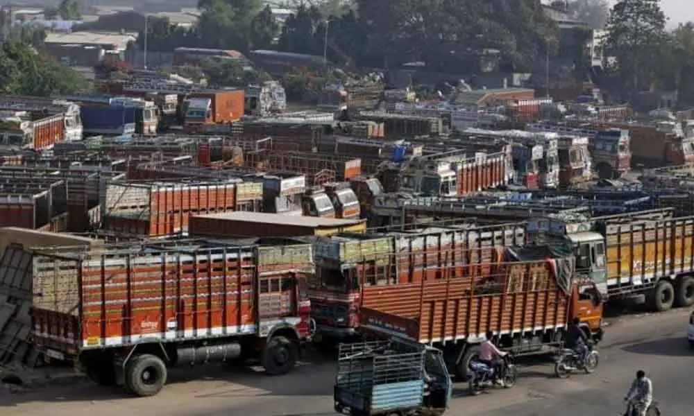 Only 15% trucks supplying essentials on road