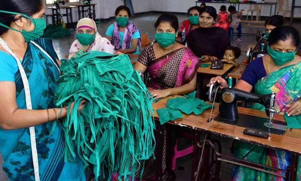 Hyderabad Self Help Groups to produce masks in larger quantities