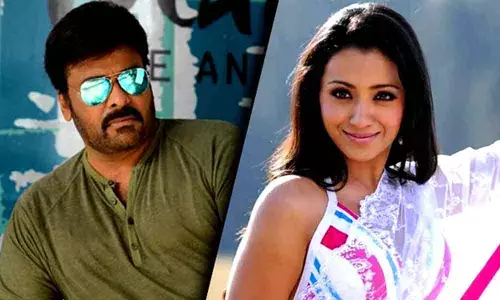 Trisha gives one reason, Chiranjeevi gives one reason