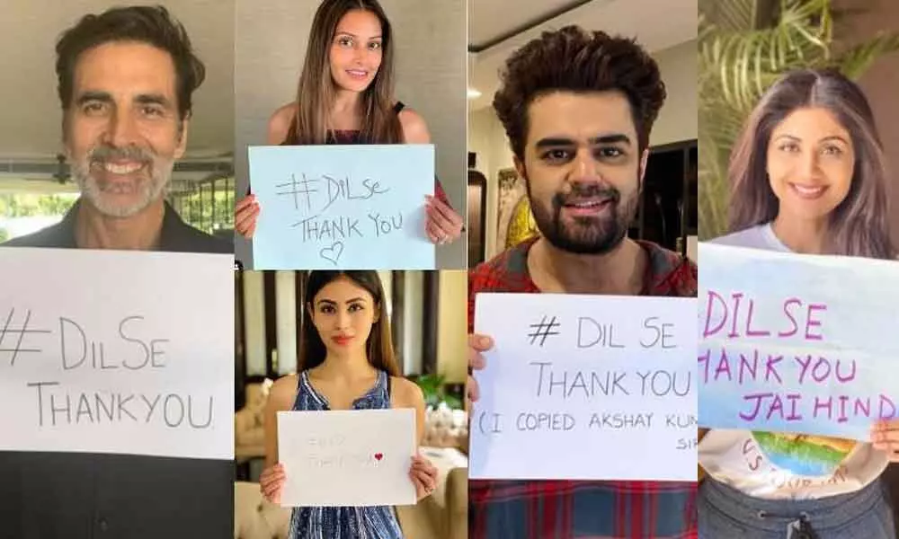 Dil Se Thank You: Celebrities Take This Note And Show Off Their Gratitude