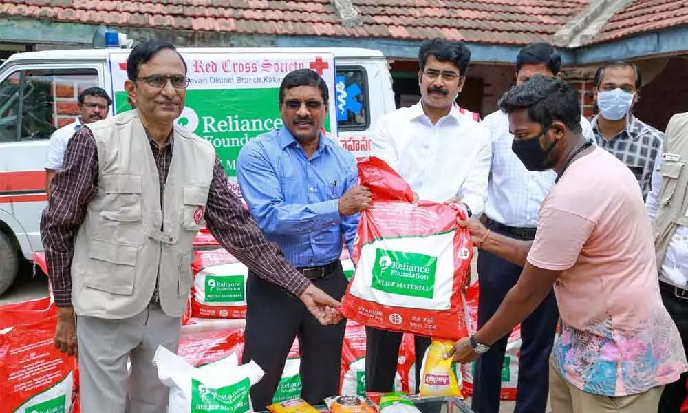 Kakinada: Reliance, Red Cross join hands to help poor