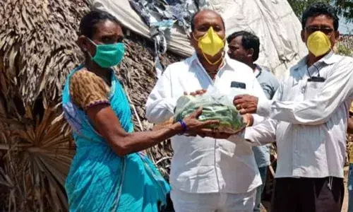 Visakhapatnam: Candidates contesting local body polls vie with each another to serve people