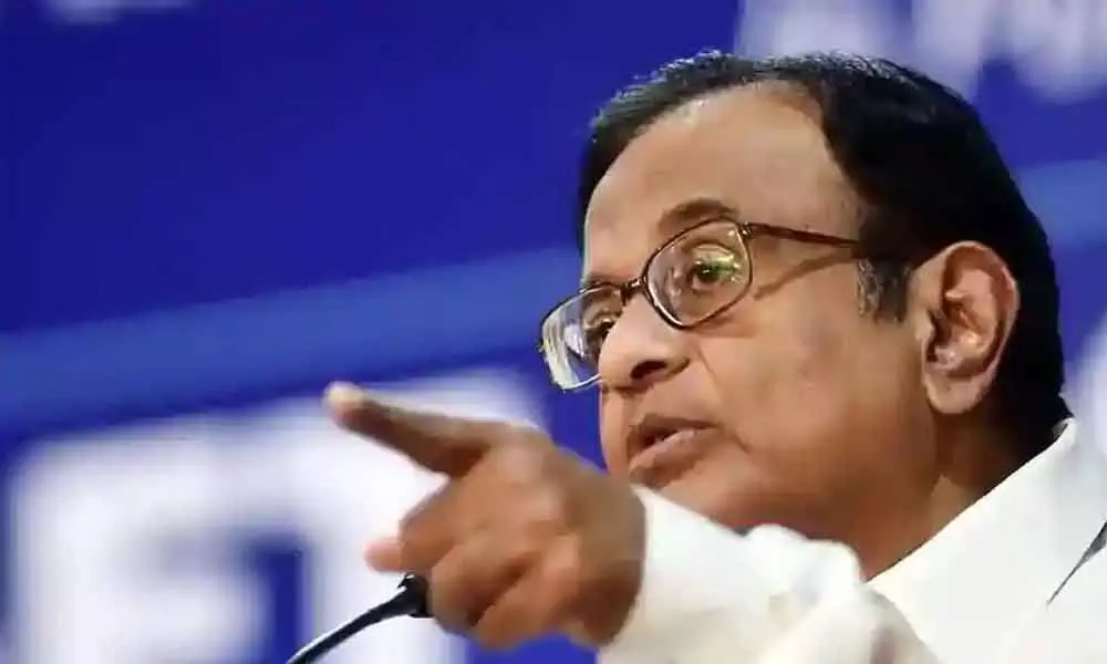 Ask PM Modi to remonetise poor: Chidambaram to CMs