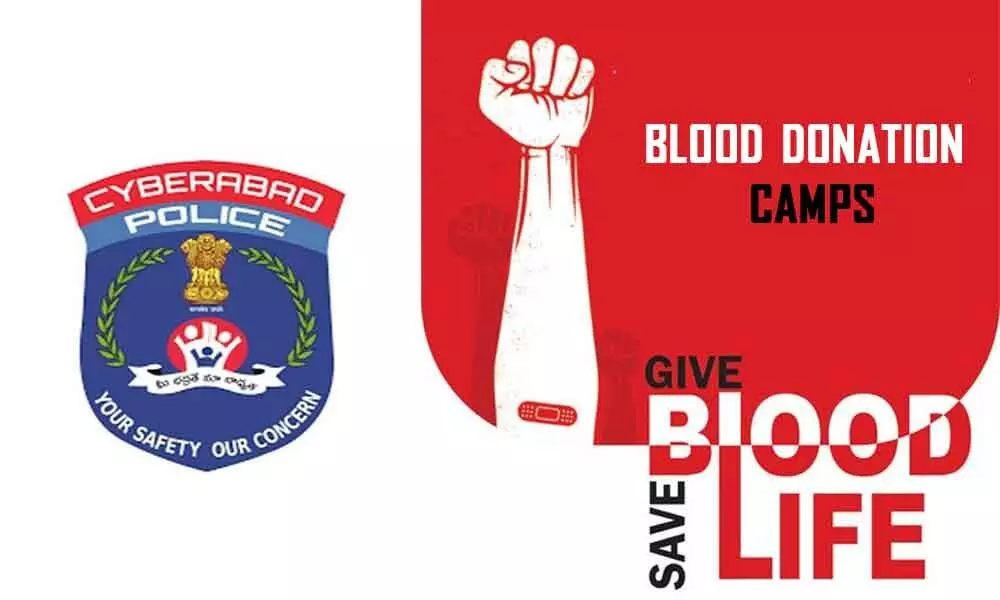 Cyberabad Police organise blood donation camps for needy