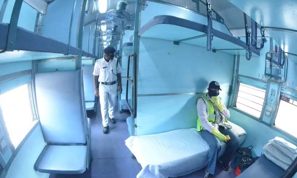 Visakhapatnam: 60 coaches in Waltair Division modified as isolation wards