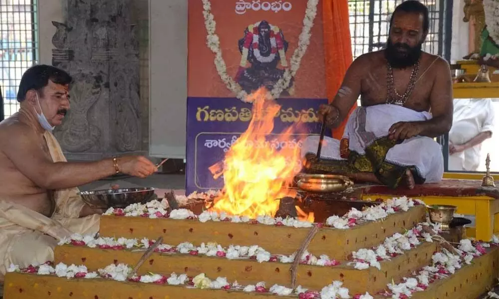 Srisailam temple introduces Paroksha Seva system