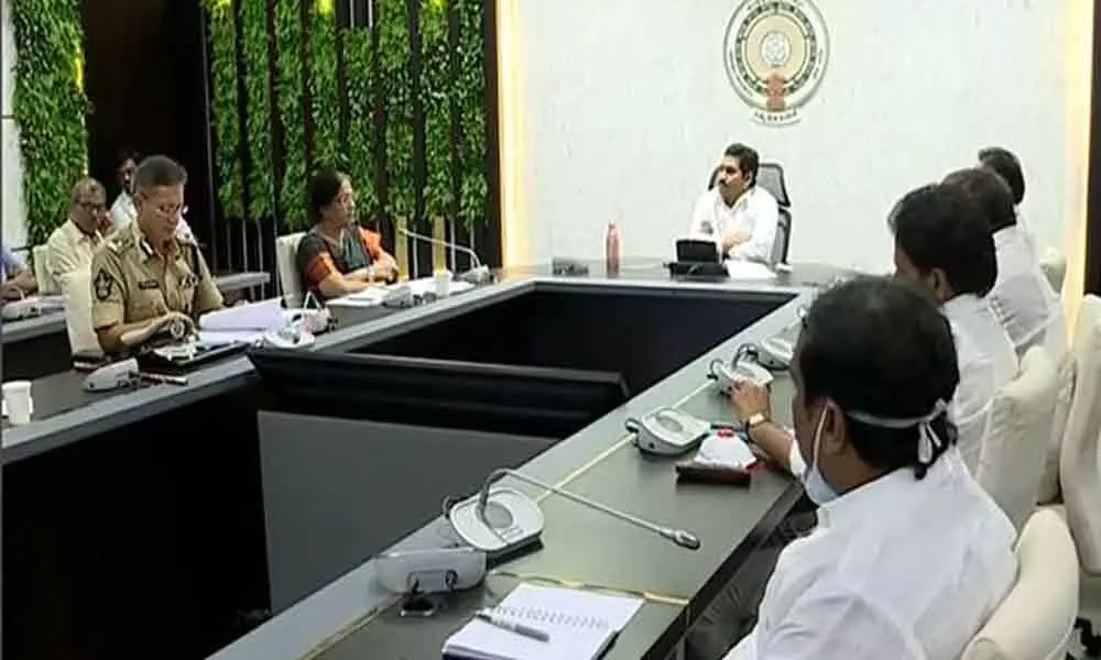 CM YS Jagan conducts review on coronavirus preventive measures, directs officials to be alert