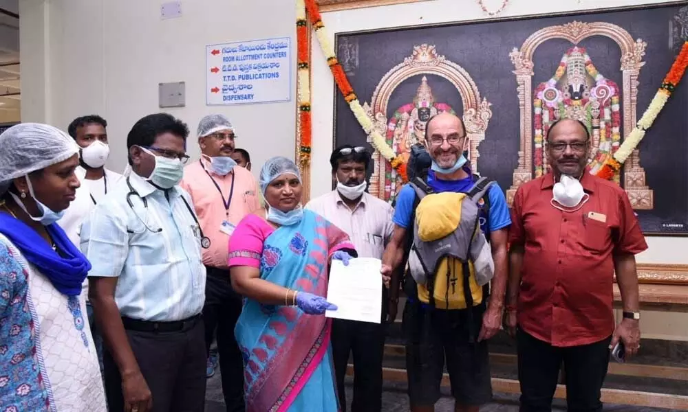 Tirupati: British national discharged from quarantine