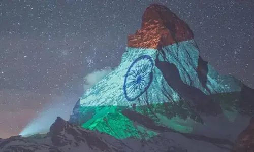 Coronavirus: Indian flag projected on Matterhorn mountain in Swiss Alps for solidarity