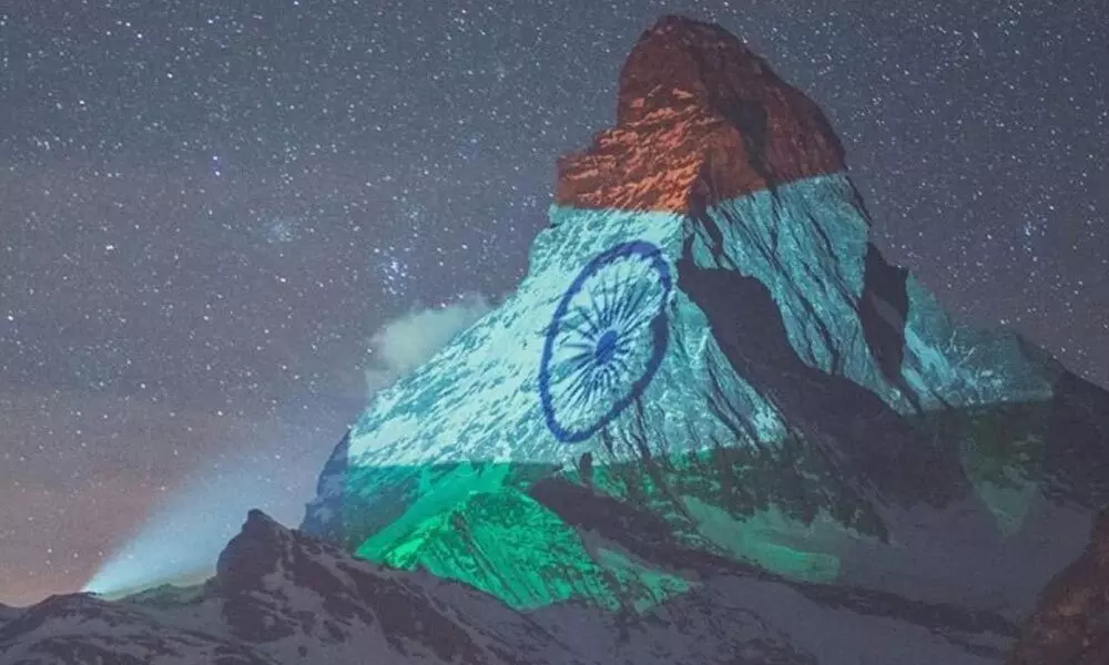 Coronavirus: Indian flag projected on Matterhorn mountain in Swiss Alps for solidarity