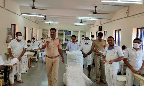 Kadapa: Prisoners join fight against coronavirus