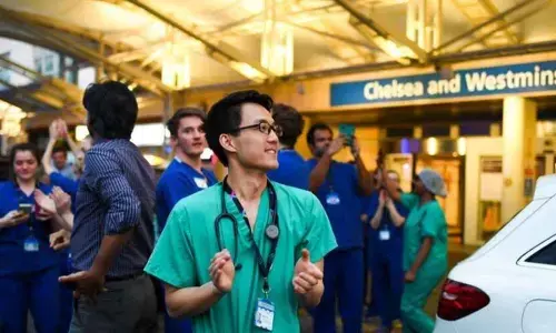 PPE kit shortage: Pregnant Indian-origin doctor protests outside British PMs office