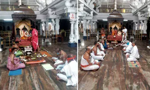 Gods service through online in AP