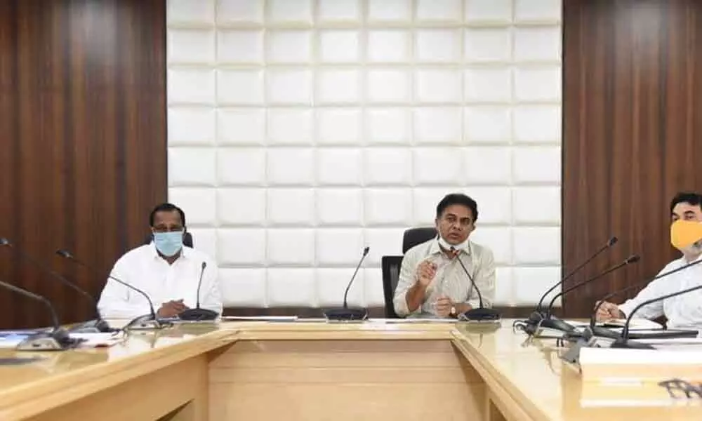 KTR reviews welfare of labourers in State