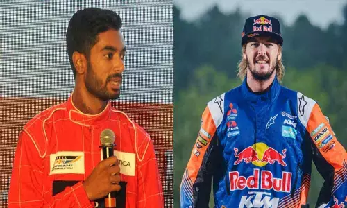 Red Bull athletes CS Santosh & Toby Price interact in The Mind Behind
