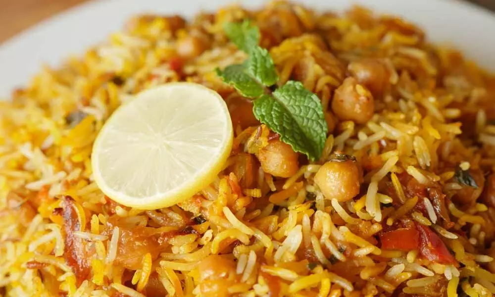 Chana Biryani: Tasty Yet Wholesome Biryani For Your Lunch