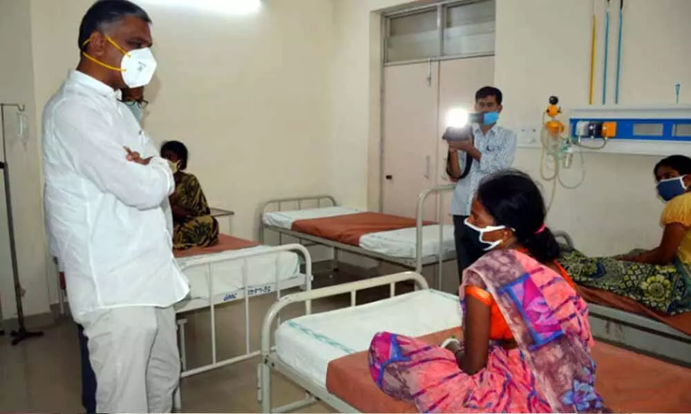 Harish Rao assures help to pregnant woman who tried to flee to Madhya Pradesh