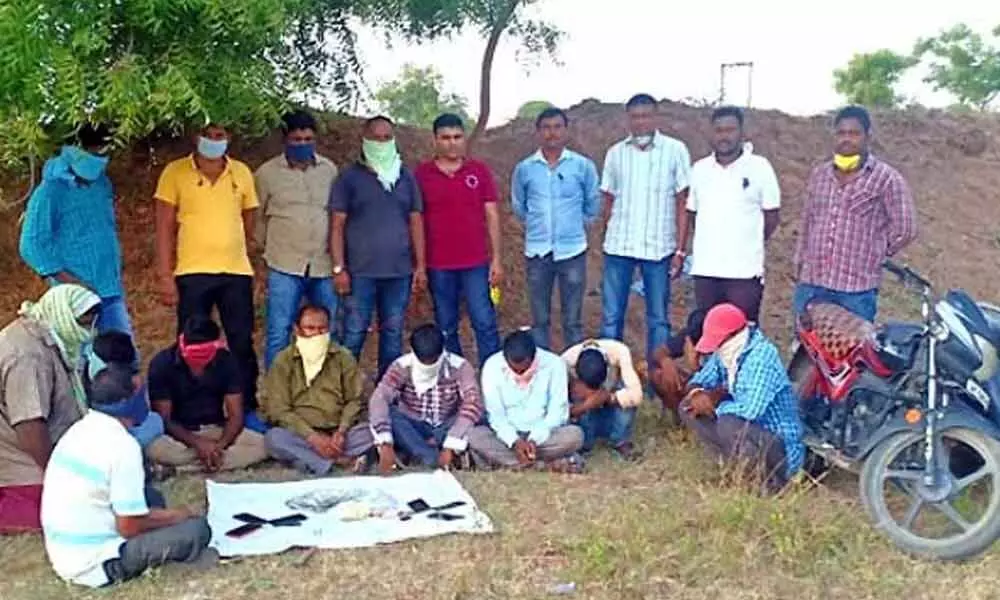 20 held for involving in gambling in Adilabad and Mancherial